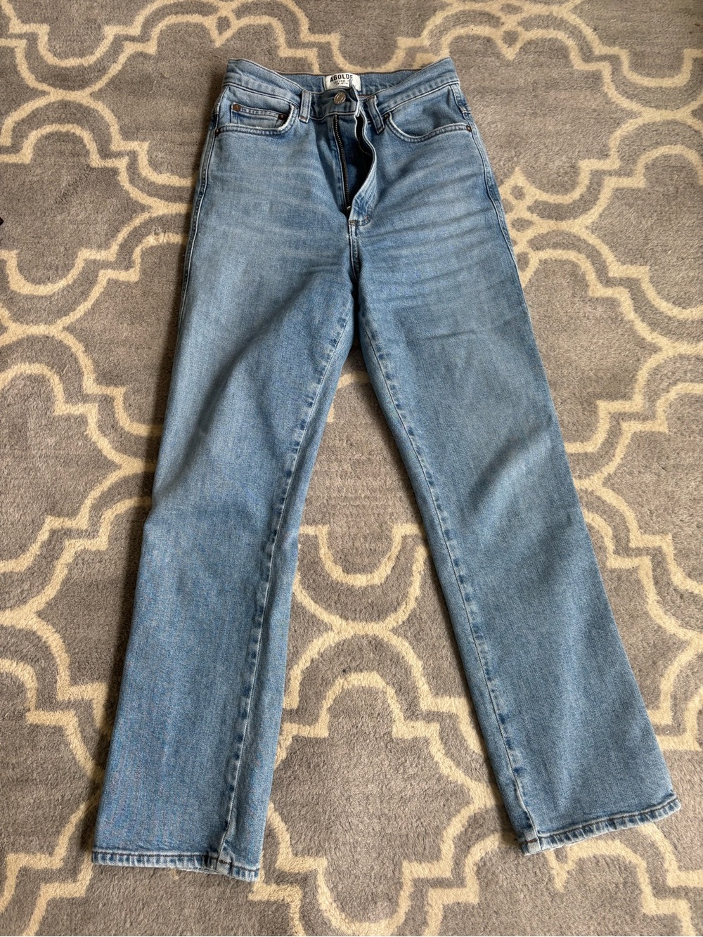 Agolde 90'S PINCH WAIST HIGH RISE STRAIGHT Size 25 - Picture 2 of 7
